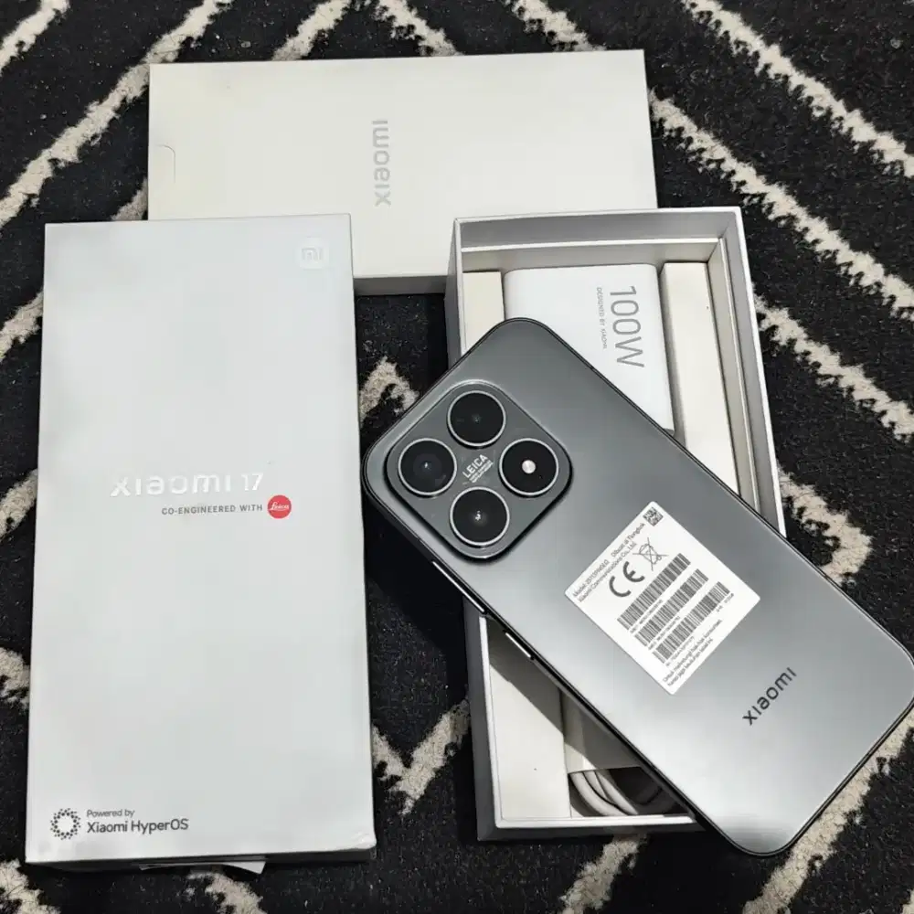Xiaomi 17 12/512 GB Resmi Fullset Like New