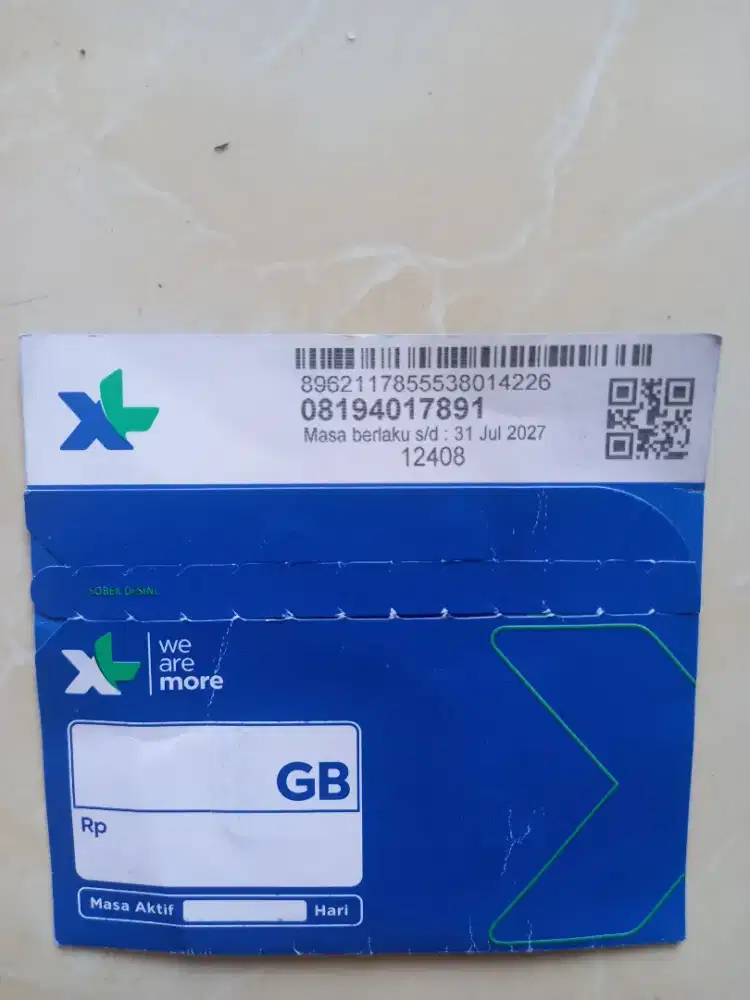 XL nomor cantik 11 digit angka cantik