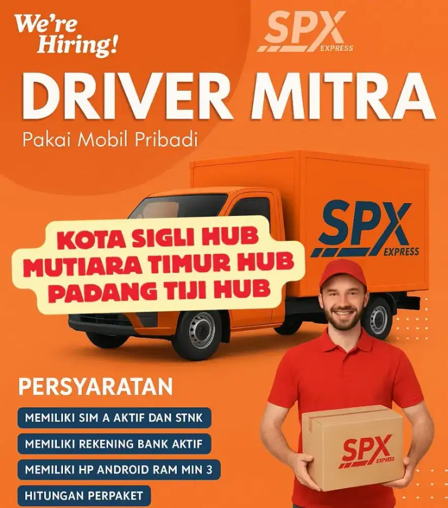 LOKER APX DRIVER MITRA