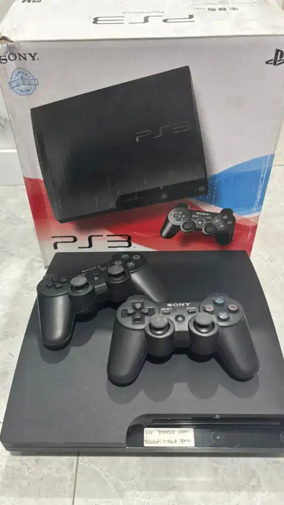 PS 3 SLIM 500GB SERI 30 FULL GAMES