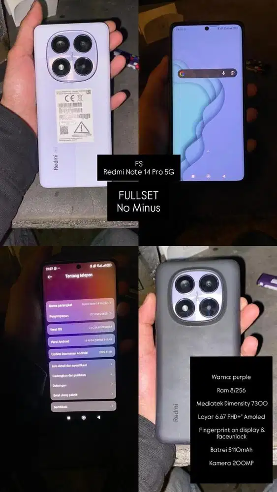 Xiaomi redmi note 14 pro 5G 8/256gb