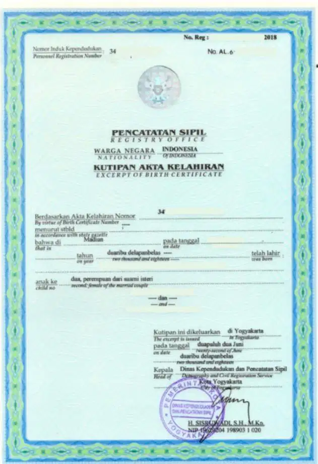 Jasa surat nikah dan akte lahir