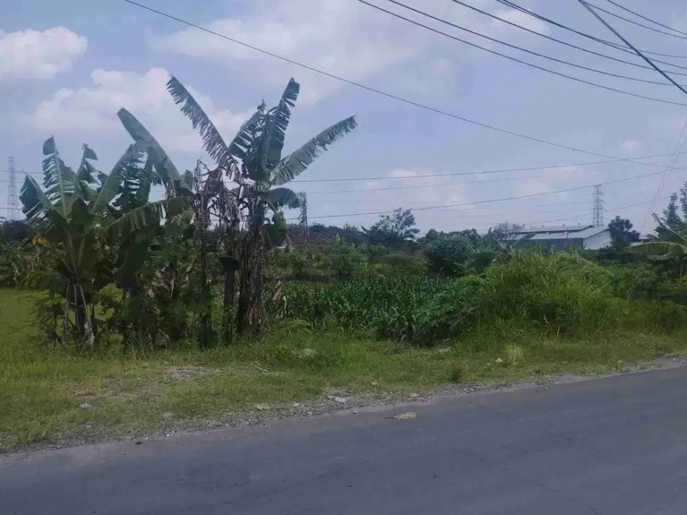 Lahan DiJual Zona Industri Bagus Dibangun Gudang di Gondangrejo Karanganyar