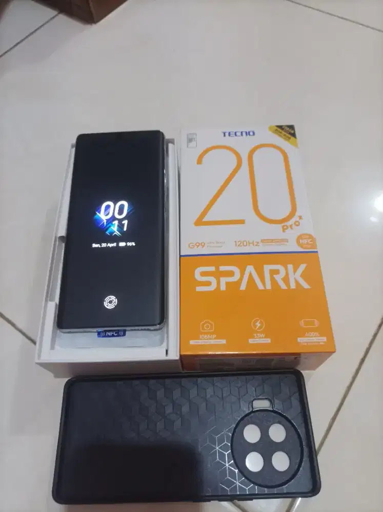 TECNO SPARK 20 PRO PLUS 2026 NFC RAM 8+8/256..MULUS LIKE NEW FULLSET