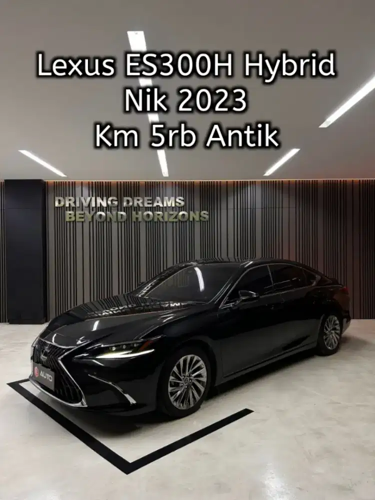 Lexus ES300H 2024 ES300 Hybrid Hitam Nik 2023 Km5rb