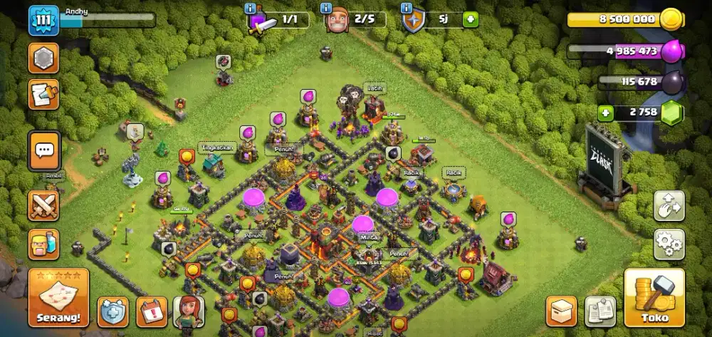 Jual Akun COC Murah