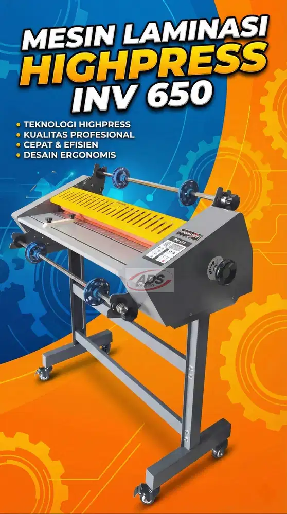 MESIN LAMINASI THERMAL HIGHPRESS 650 HASIL SUPER MAKSIMAL