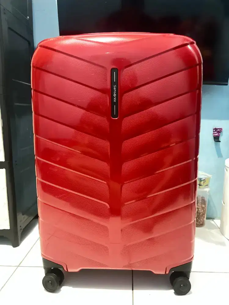 Koper Samsonite 100% original spinner tipe Attrix size large 28 europe