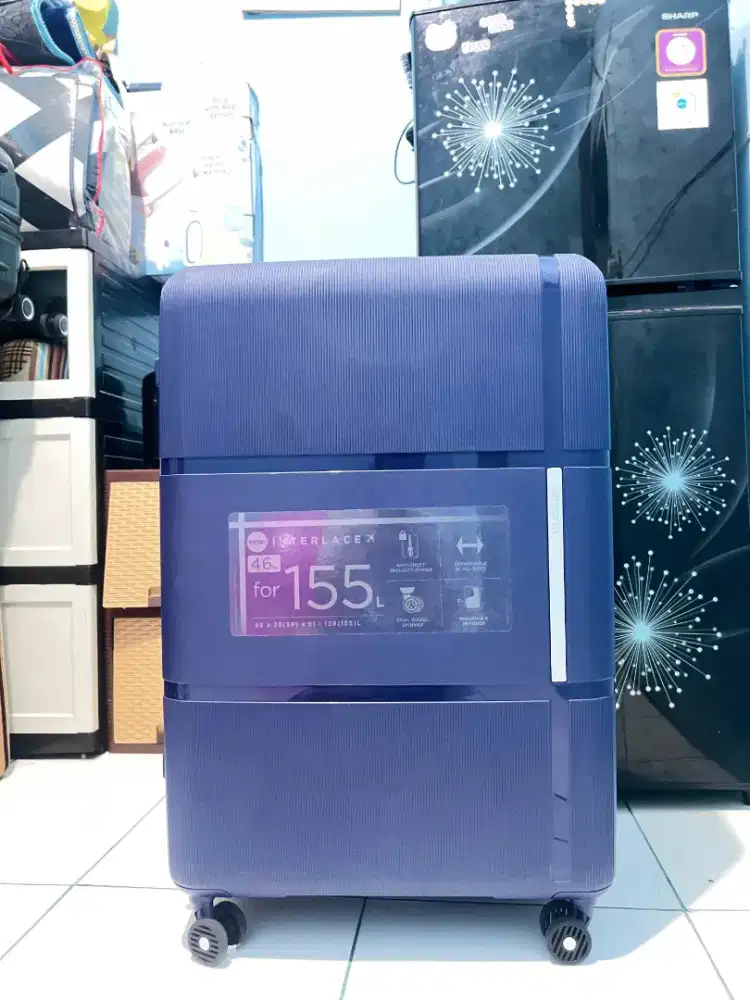 Koper Samsonite 100% original tipe Interlace size XL 30 inchi spinner