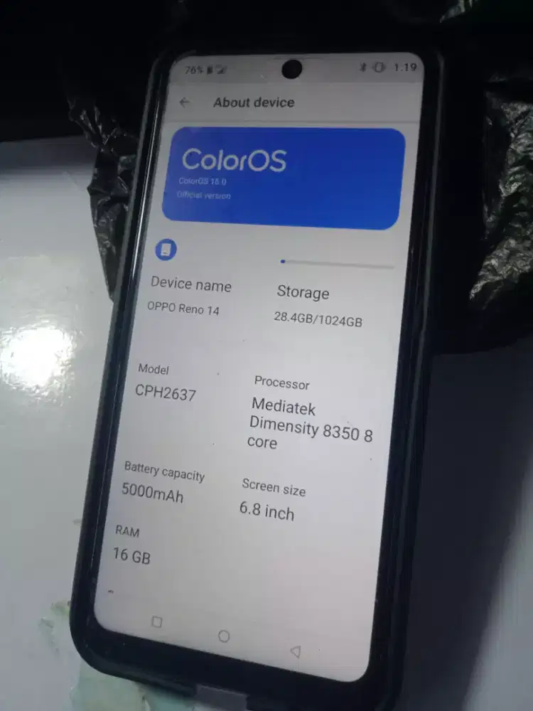 Oppo Reno 14 lengkap