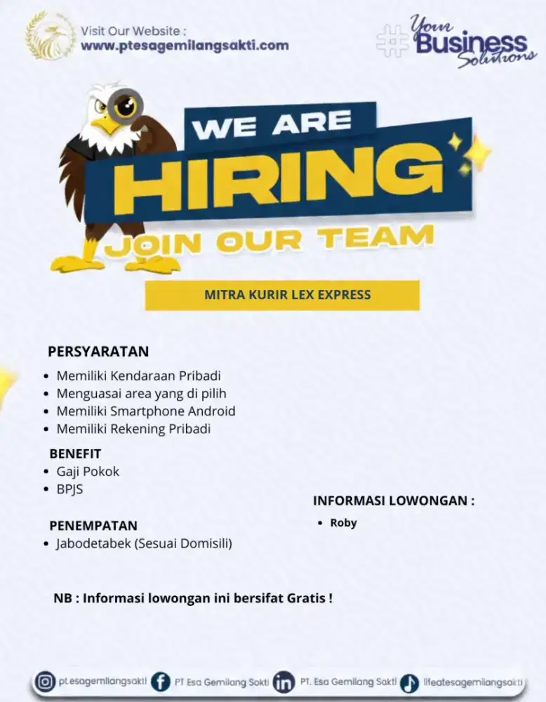 KURIR MOTOR LAZADA XPRESS