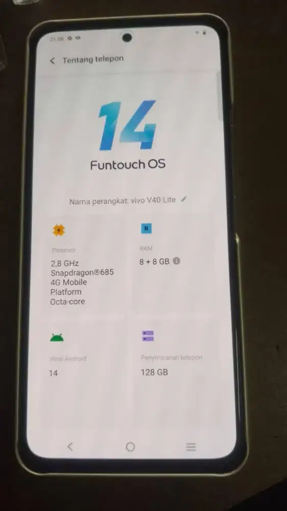 For sale Vivo V40 lite 8+8/128