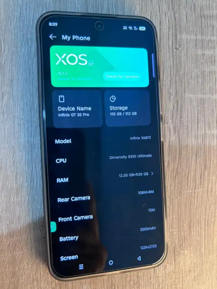 WTS Infinix GT 30 Pro 12/512gb Fullset & Garansi Aktif