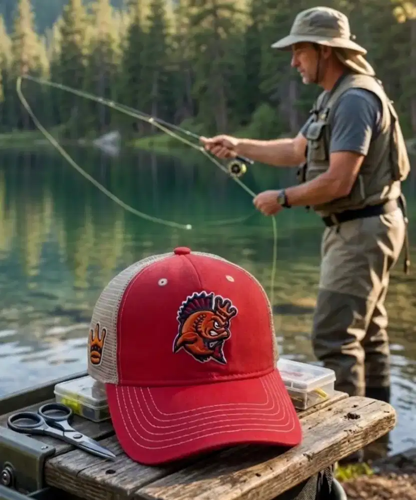Topi Trucker Baseball Vintage Manitoba Moose AHL Zhepyr Ori Second