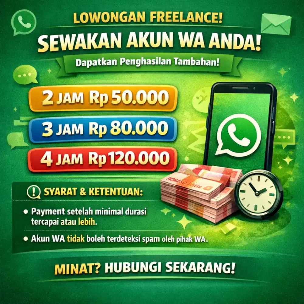 LOWONGAN KERJA FREELANCE
