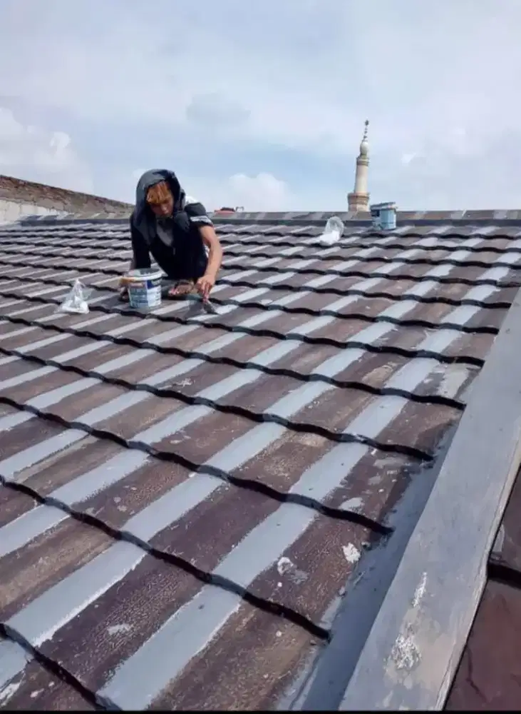 Perbaikan atap bocor talang air dak rembes dan renovasi