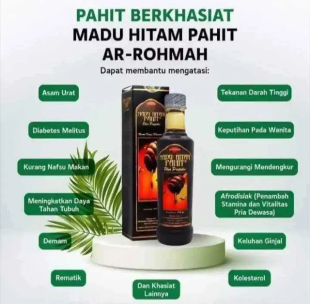 Terlaris! Madu Hitam Pahit Arrohmah