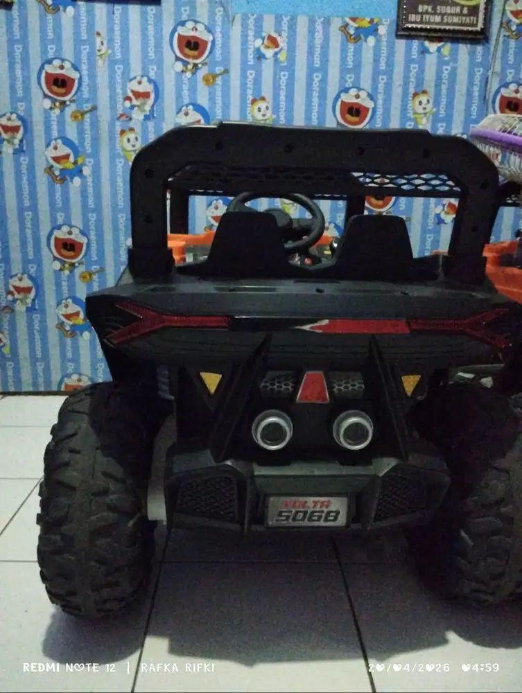 Mobil aki anak Jeep mainan PMB