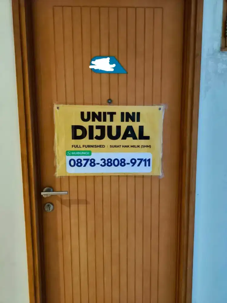 Onwer Dijual BU Cepat Tower B Apartment Tipe studio (22 m2) lantai 15.