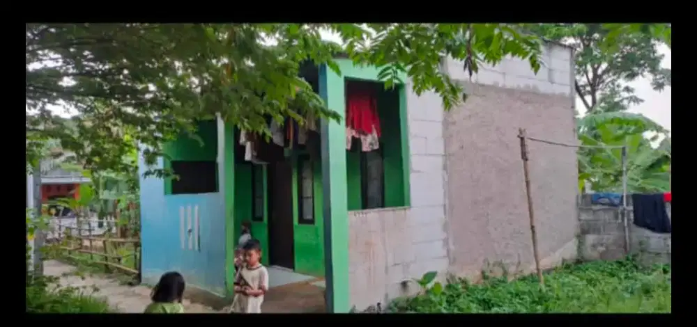 Rumah second dijual 55m²(150jt)ada tanah kosong Cilangkap Tapos Depok