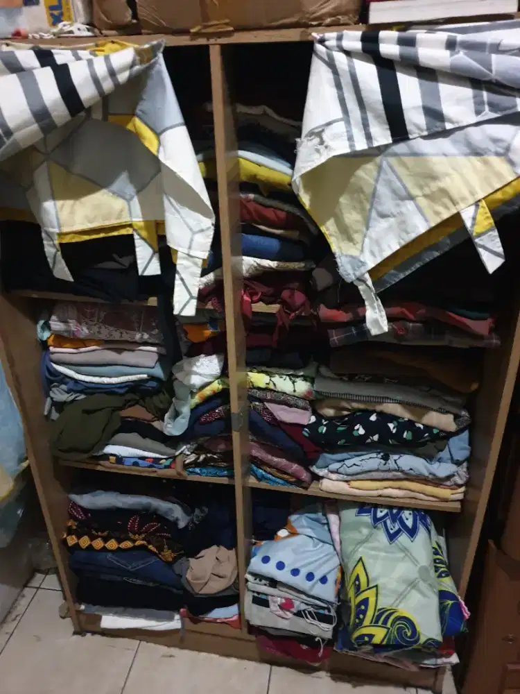 Rak baju dan rak serba guna take all