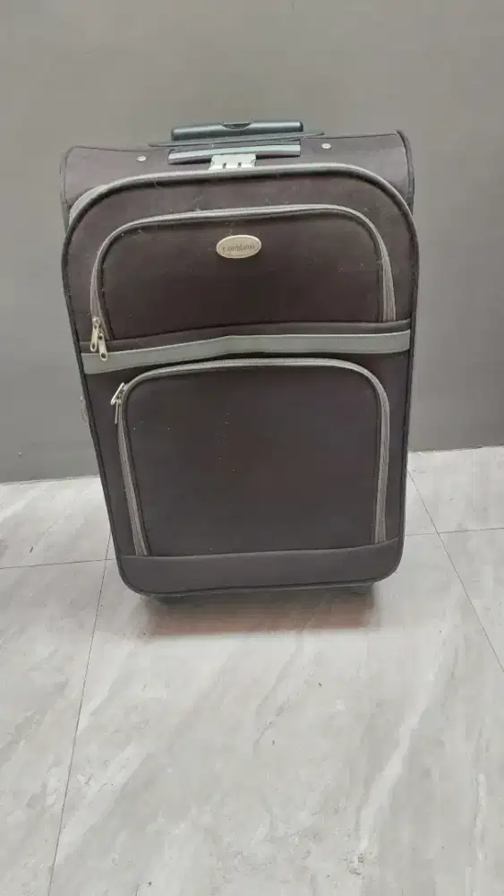 Koper travelling besar bahan canvas tebal kuat