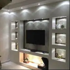 Plafon - Partisi Gypsum + Alumunium + Kaca  Murah Cantik PVC  ACP WPC