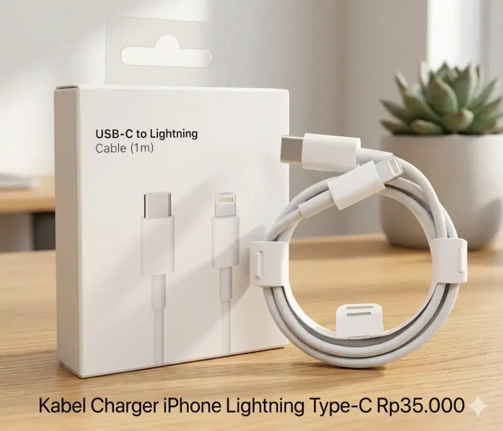 Kabel Data Charger iPhone Type-C to Lightning