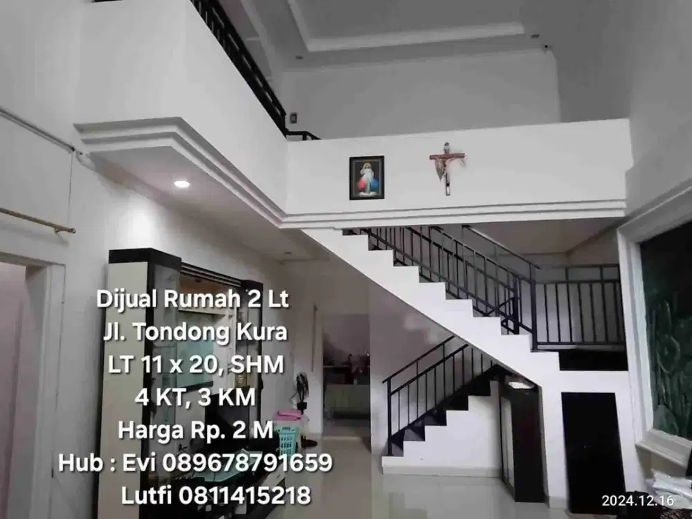 Dijual Rumah 2 Lt . Tondong Kura Makassar