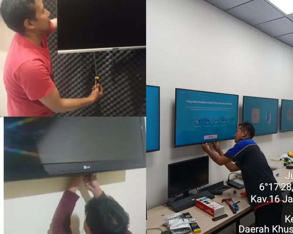 Braket +pasang atau jasa pasang terima rapih breket bracket led tv