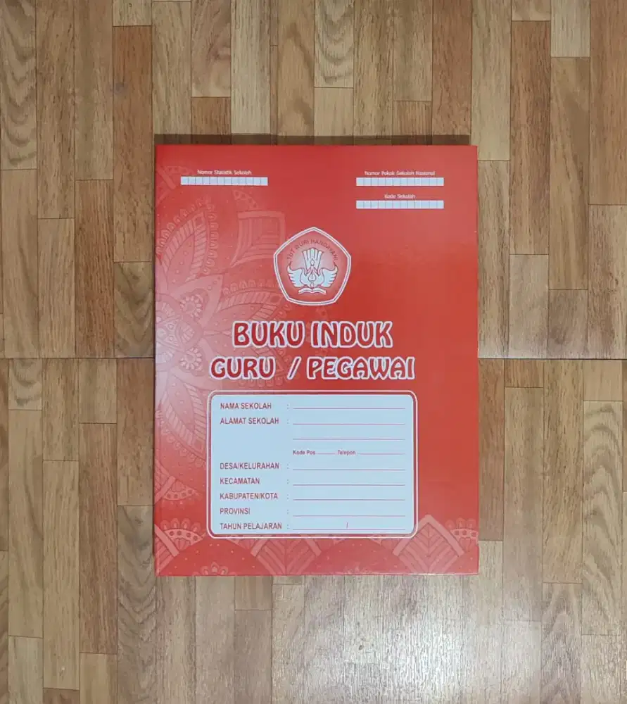 buku administrasi induk guru dan pegawai