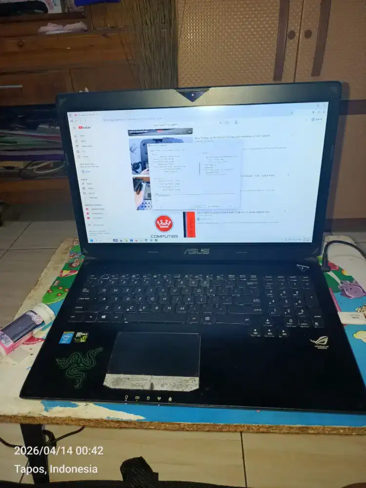 Laptop Asus ROG G750JW Core i7 gen 4