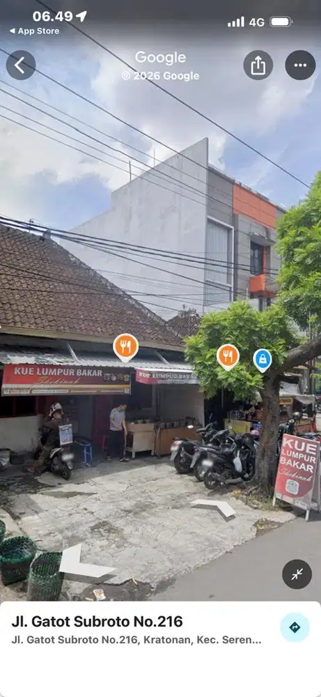 Dijual rumah di pinggir jalan gatsu solo