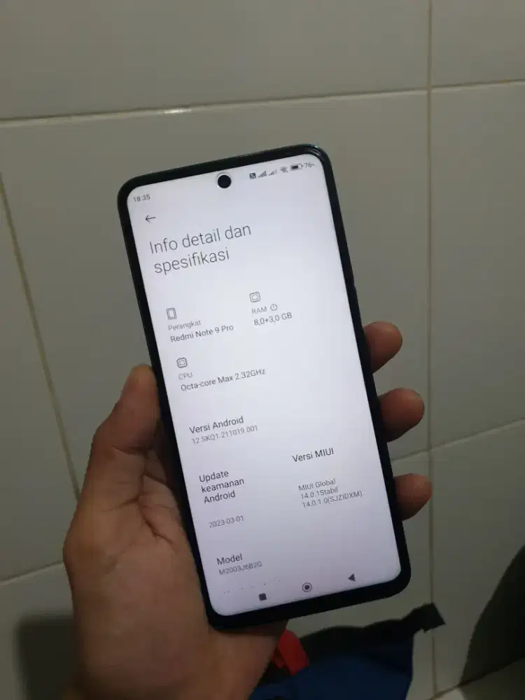 Redmi Not 9 Pro NFC 8+3/128