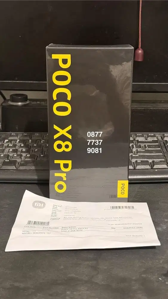 BNIB POCO X8 PRO 8/512 GB SEGEL RESMI HITAM