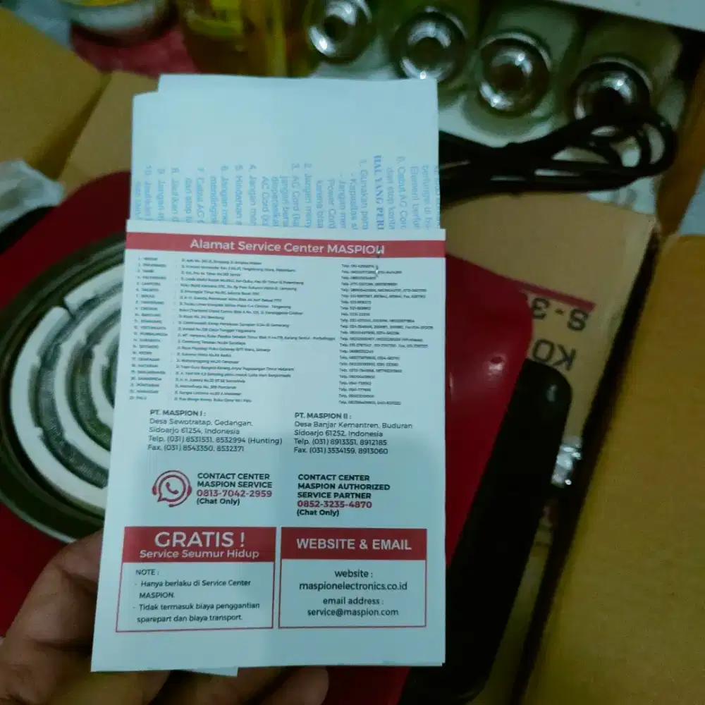 Dijual Maspion kompor listrik