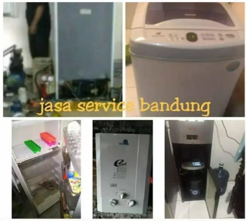 Service kulkas, mesin cuci, dispenser, water heater, kompor gas, Ac