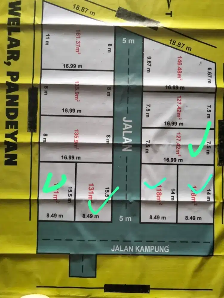 Tanah Kavling Dijual Di Pandeyan Sawahan Ngemplak Boyolali