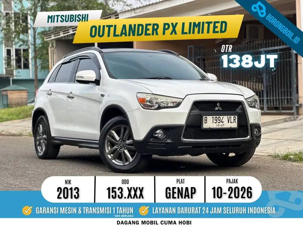 TERMURAH!!OUTLANDER PX AT 2013 PUTIH FAVORIT