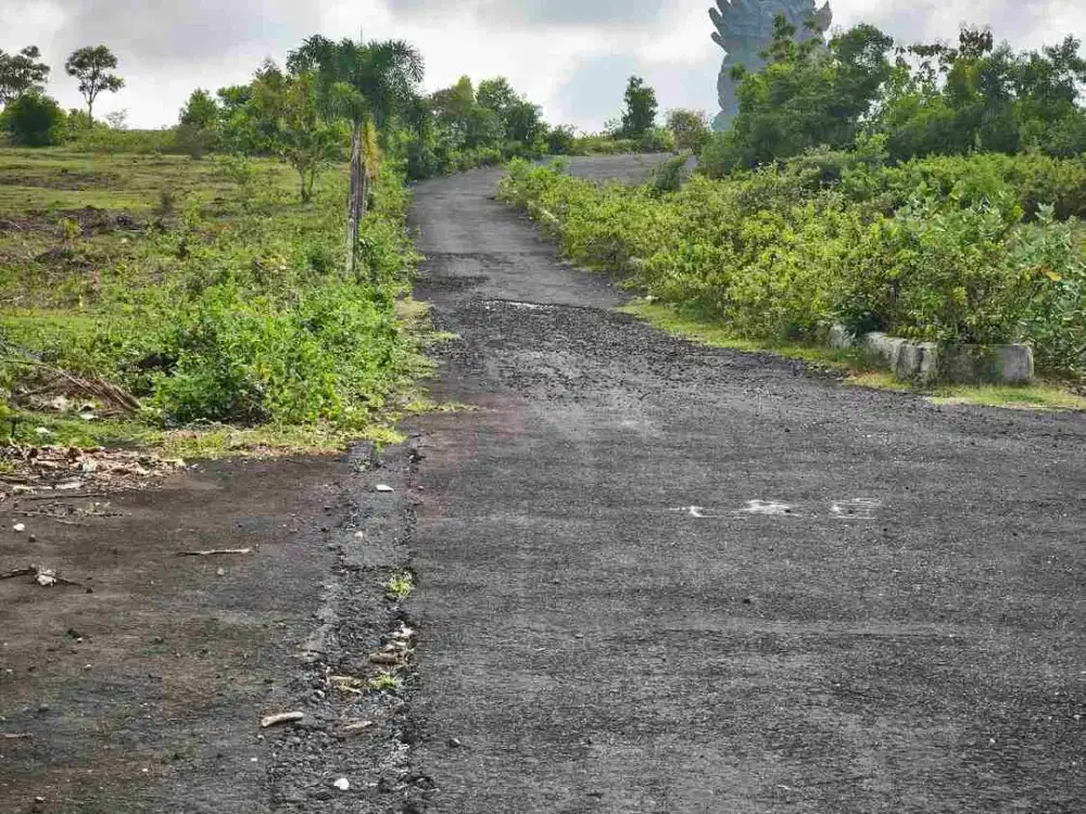 tanah 73,50 are nett 275 juta per are  di GWK Ungasan