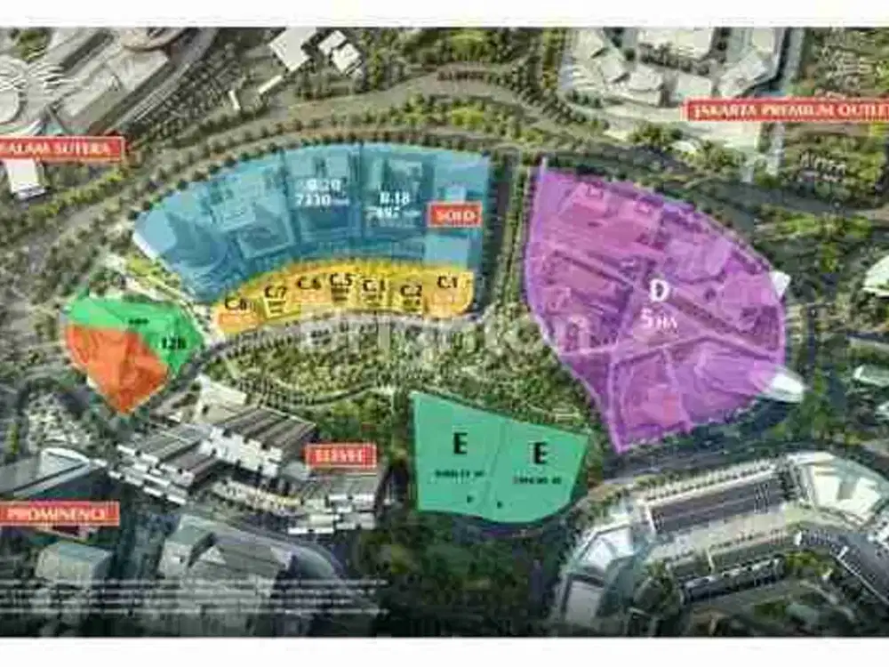 Lahan Alam Sutera Tangerang Banten