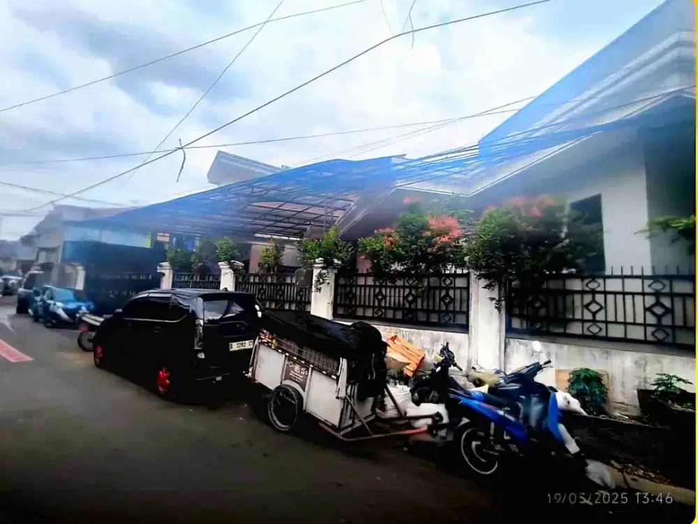 Rumah Murah Jarang Ada LT 274m² di Rawa Bunga Jatinegara Jakarta Timur