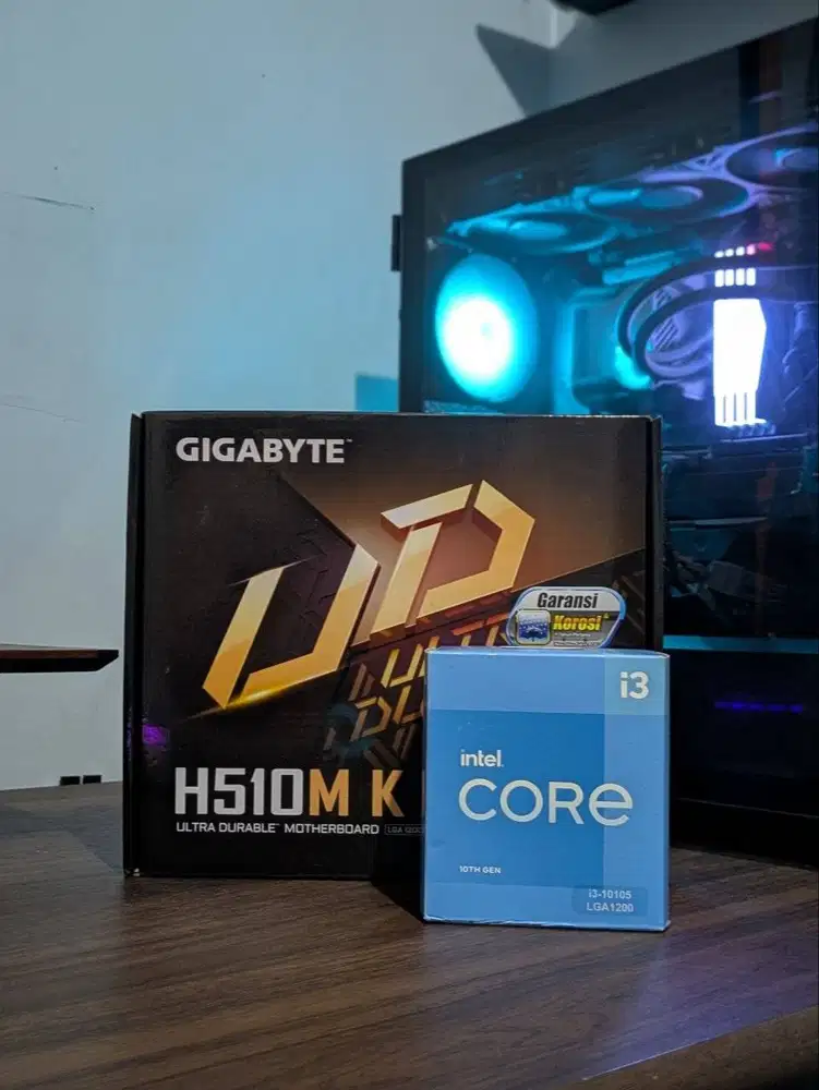 Intel Core I3 11015 + Gigabyte H510M Fullset Garansi ON