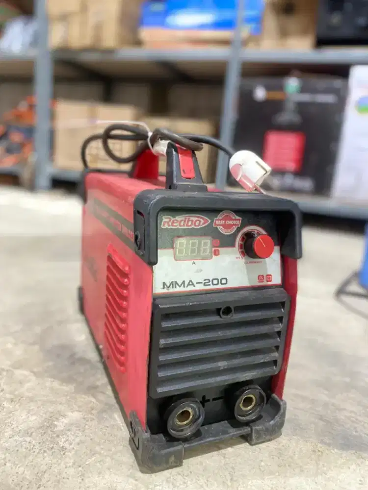 MESIN LAS BEKAS MMA 200A REDBO SECOND 1 PHASE SMAW LISTRIK IGBT DC