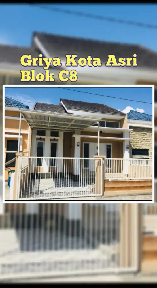 JUAL BUTUH Griya Kota Asri Kediri