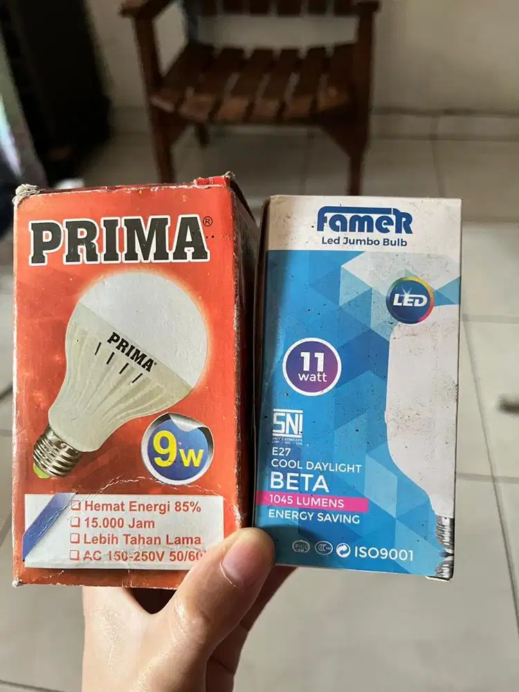 Buy 1 Get 1 FREE Lampu Led Famer 11W Kapsul + Prima 9W