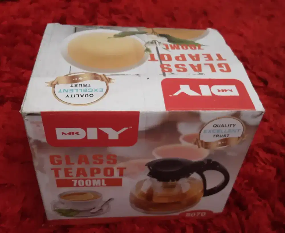 GLASS TEA POT 700ML (NEW)