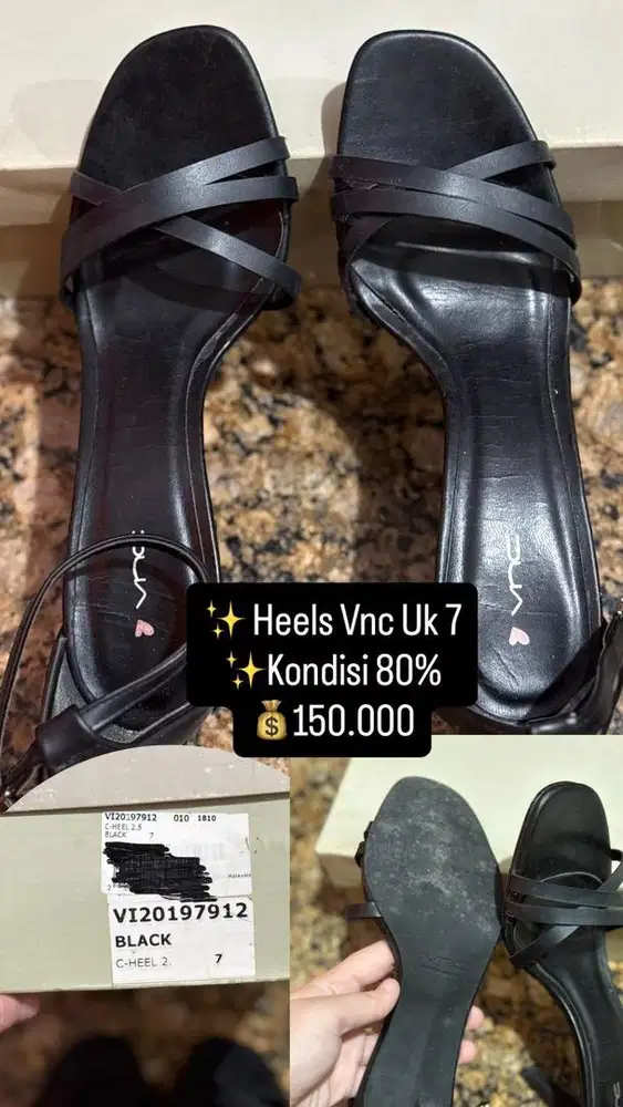 Heels VNC like new