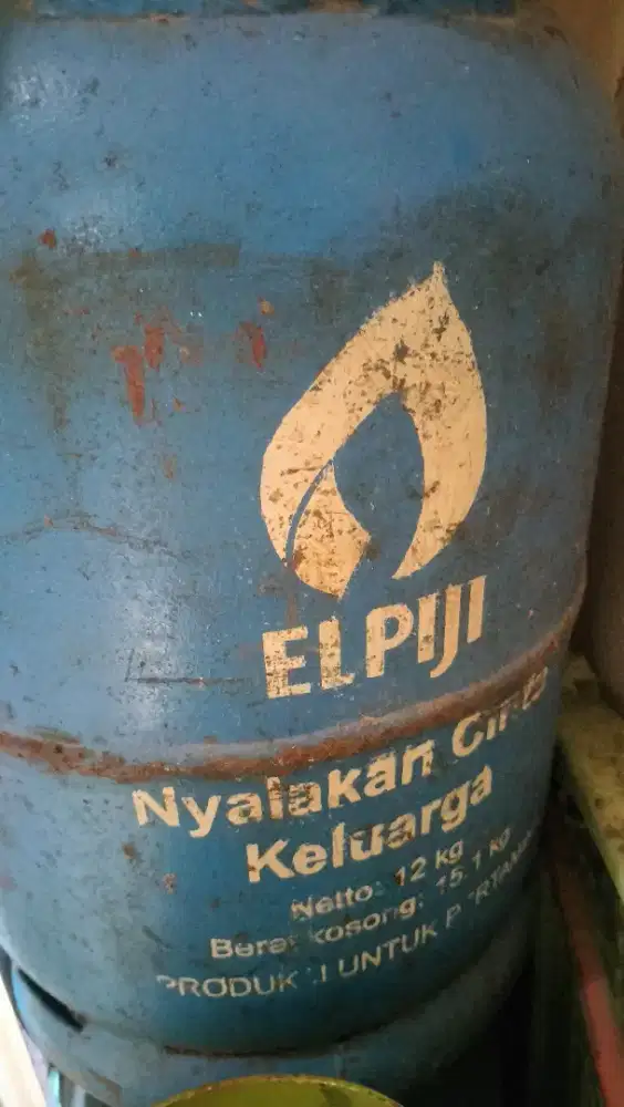 Gas 12 kg, warna biru masih bagus