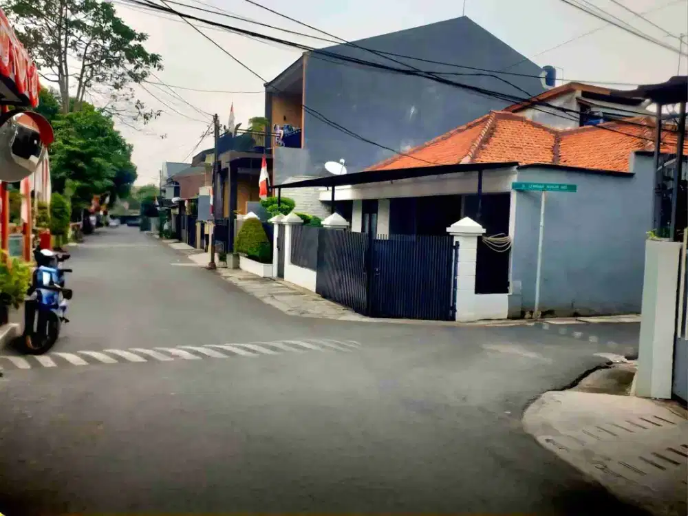 Rumah Murah Hitung Tanah LT 163M² di Kav DKI Pondok Kelapa Jakarta Timur